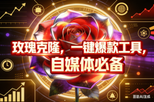 （17792期）玫瑰克隆，ai鲁大魔的工具，自媒体必备神器，一键爆款，详细教程。